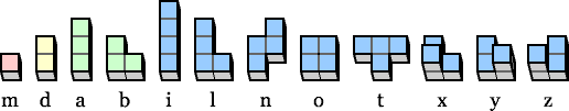 1-4キューブ12種