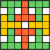 7×7にＴの解例