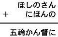 ほしのさん＋にほんの＝五輪かん督に