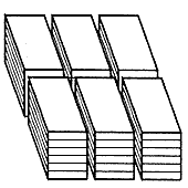 カードの積み方